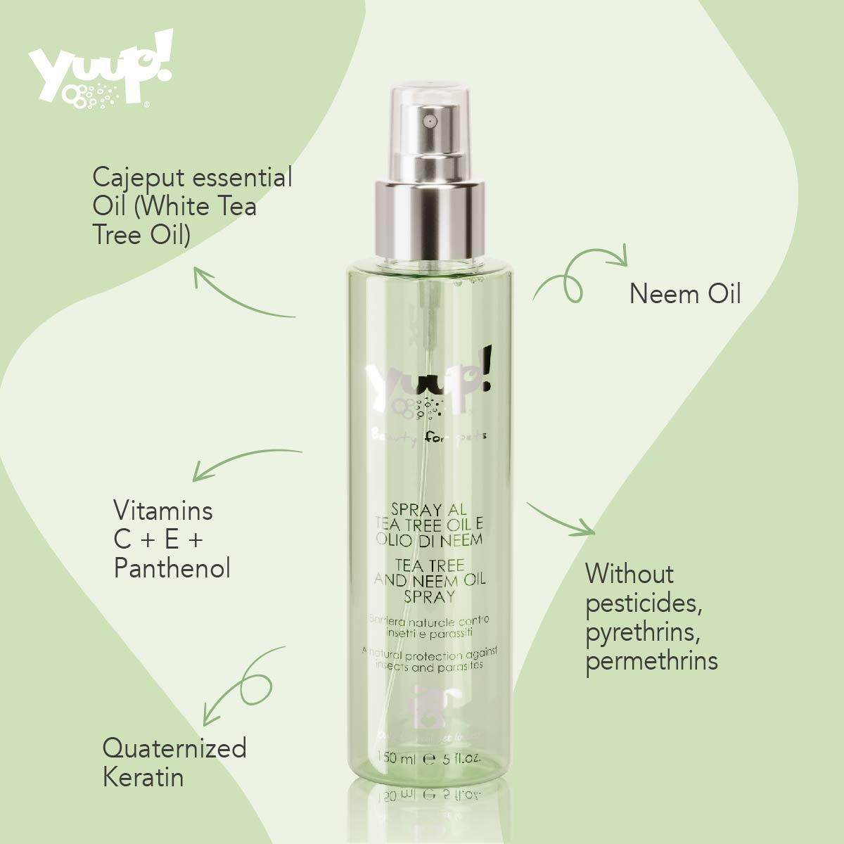 Yuup! Home Tea Tree And Neem Oil Spray 150ml