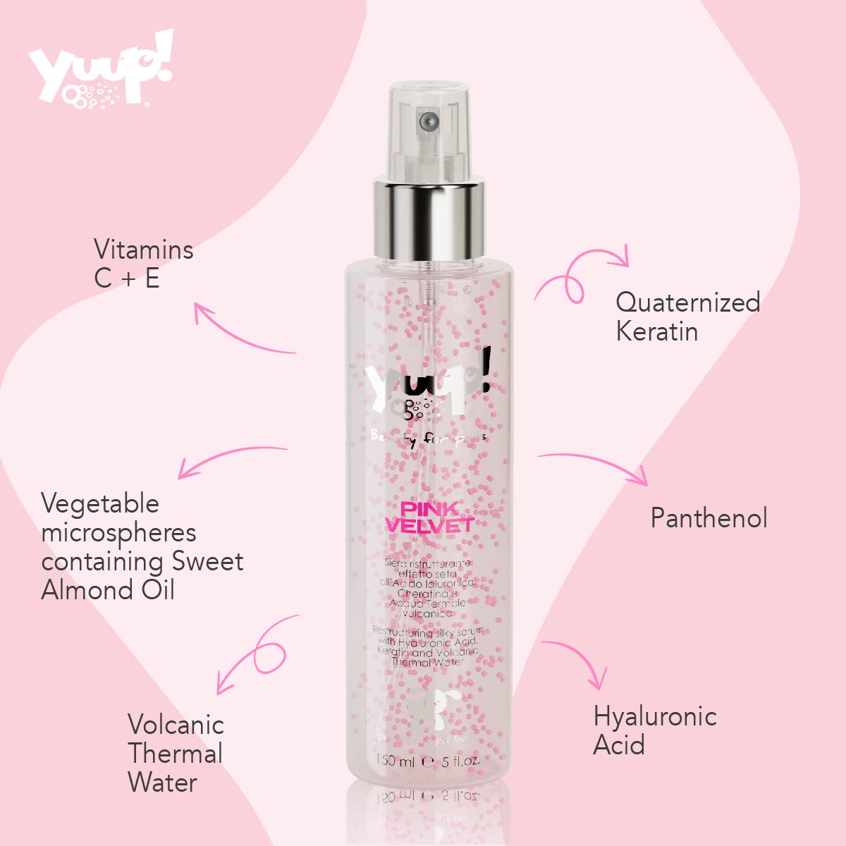 Yuup! Home Pink Velvet Restructuring Silky Serum 150ml