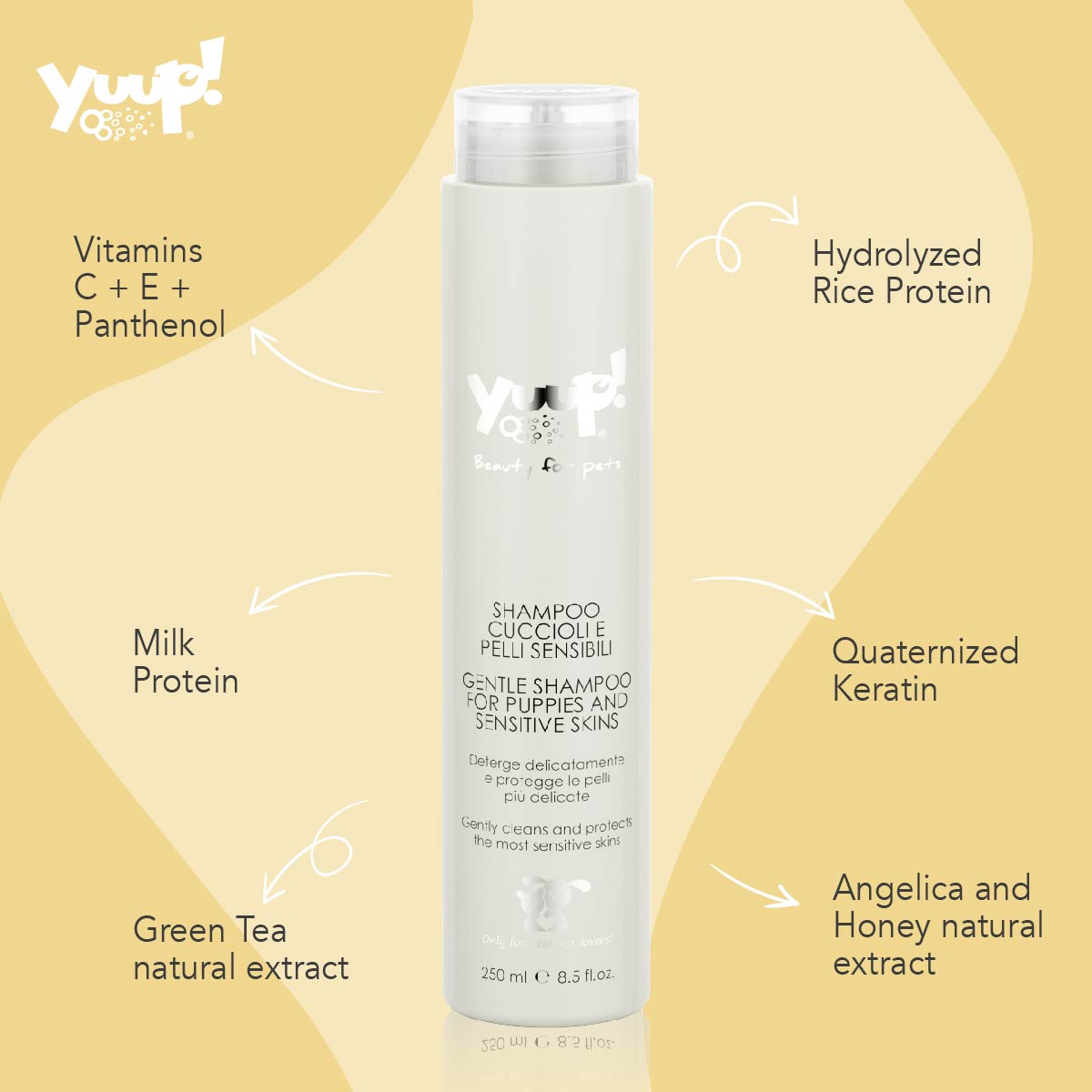 Yuup! Home Gentle Shampoo For Puppies And Sensitive Skins 250ml