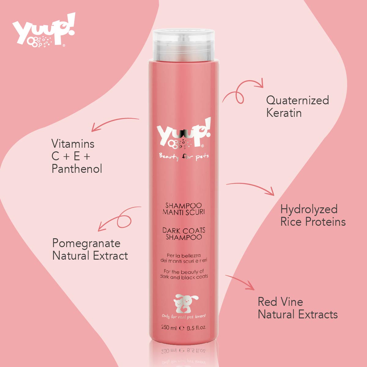 Yuup! Home Dark Coats Shampoo 250ml