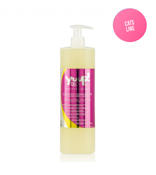 Yuup! Professional - Degreasing Shampoo for Cats 1 liter / 33.8 fl. oz. made in Italy