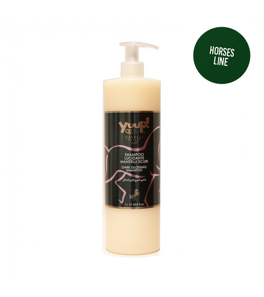 Yuup! Horses Glossing Shampoo for Dark Coats 1 Liter