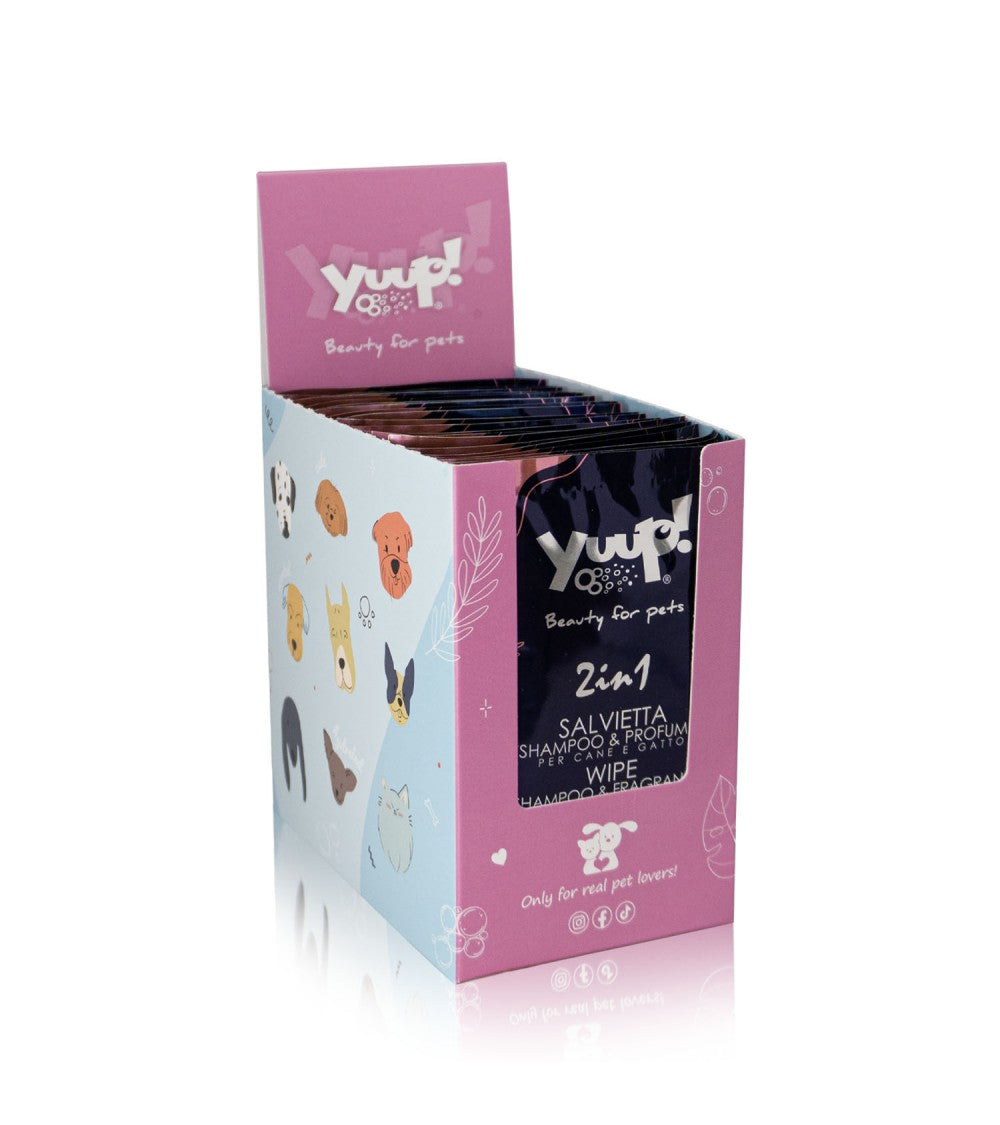 Yuup! Home - 20pcs Wipe 2-in-1 Shampoo and Fragrance Box