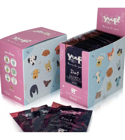 Yuup! Home - 20pcs Wipe 2-in-1 Shampoo and Fragrance Box